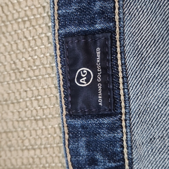 AG Adriano Goldschmied The Stevie Cuff Slim Straight Cuffed Jeans Women's 28 - Picture 3 of 13